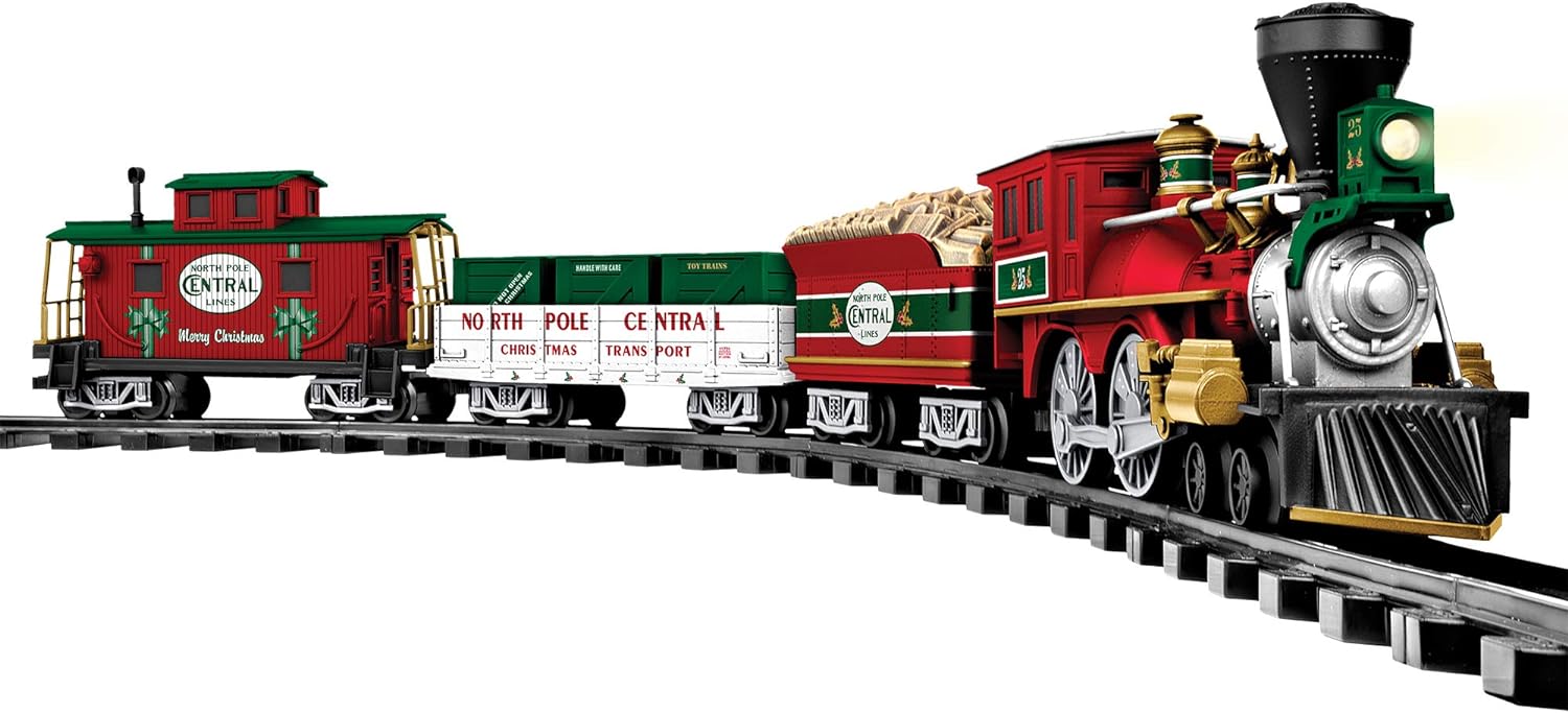 Arctic Central Battery Powered Train Set with Remote Control + Inner Track Expansion Pack