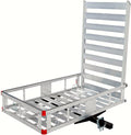 80779 Aluminum Hitch Mount Cargo Carrier with 47′′ Long Ramp, 1 Pack