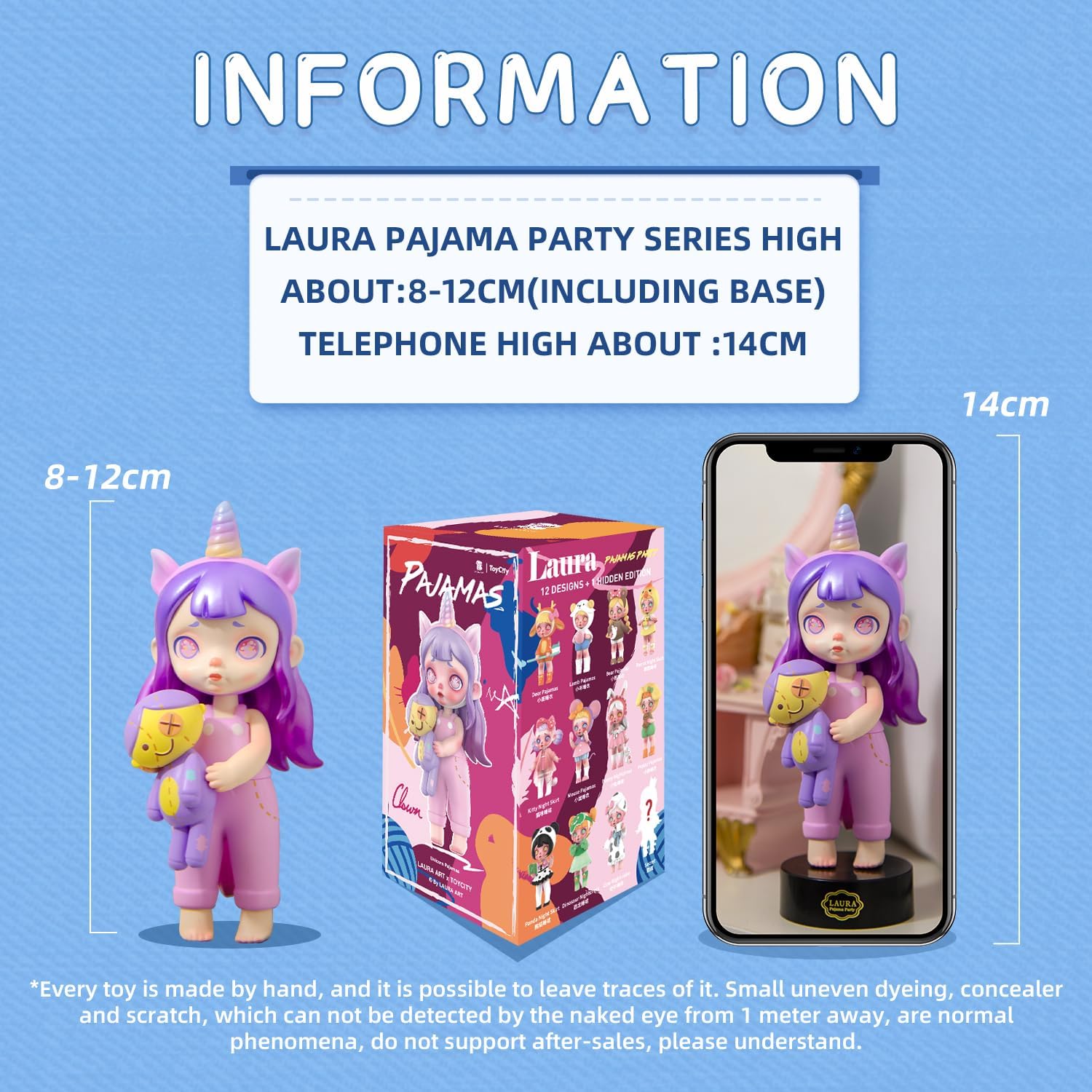 12-Pack Blind Box, Fashion Trendsetters Series Cute Blind Box Action Figures Popular Collectible Toys Birthday Halloween Christmas Gifts